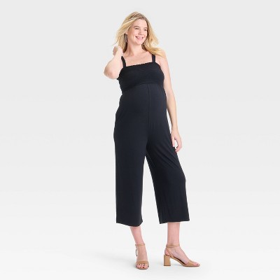 Smocked Maternity Jumpsuit - Isabel Maternity by Ingrid & Isabel™