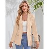 Women Business Casual Blazers with Lined Professional Work Suit Jacket with Pockets - 3 of 4
