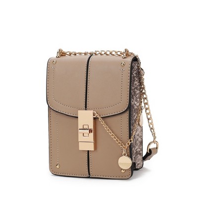 MKF Collection Iona Crossbody Vegan Leather Elegant & Functional Design Handbag Purse by Mia K