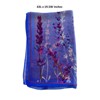 Wrapables Lightweight Sheer Silky Feeling Georgette Scarf, Violet & Blue Sprigs - 2 of 4