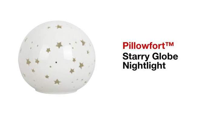 Starry Globe Kids&#39; Nightlight - Pillowfort&#8482;, 2 of 14, play video