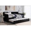 Home Design Melissa Twin Upholstered Daybed with Trundle - 2 of 4