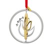 Nambé 2025 Annual Ornament - Spinning Dove of Peace with Olive Branch, Reflective Holiday Tree Spinner, Collectible Keepsake - 3.5"D x 4"H - 4 of 4