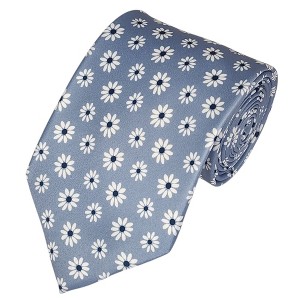 Men's Floral Printed Design 100% Micro Fiber 3.25" W x 58" L Necktie - 1 of 3