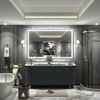 Apmir Super Bright Front & Back LED Lighted Anti-Fog Tempered Glass Bathroom/Vanity Mirror with ETL & 3-Year Warranty - 2 of 4