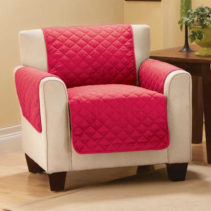 Collections Etc Reversible Quilted Furniture Protector Cover, 2 of 5