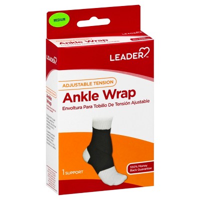 Leader Medium Adjustable Tension Ankle Wrap 1 ea