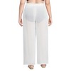 Lands' End Women's Sheer Oversized Swim Cover-up Pants - 2 of 4