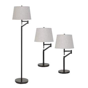 61" Swing Arm Floor/Table Lamp Dark Bronze - Cal Lighting
