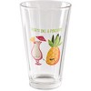 Pavilion Gift Company - Pina Colada - 16 oz Pint Glass Tumbler - Drinkware - 3 of 4