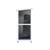 Azl1 Life Concept Pet Crates And Houses 2 Story Rabbit Hutch Natural Material With Removable Trays For Small Animals, Gray, 44.27"*22.42"*8.73" - 4 of 4