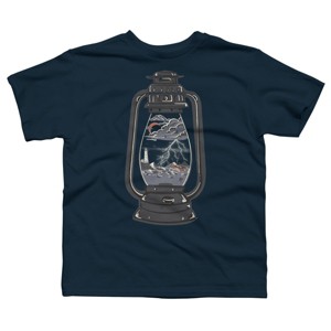 Boy's Design By Humans A Storm Is Brewing In The Lantern By NDTank T-Shirt - 1 of 2