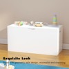ORRD Kids Toy Storage Organizer with Rolling Drawer, Wooden Toy Chest with Wheels and Large Pull-Out Bin for Nursery, Bedroom or Playroom - 4 of 4