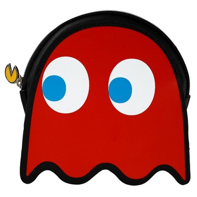 Leather Pac-man Bag Charm Handmade Ghost Charm Cute Ghost 