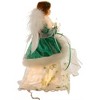 Kurt Adler UL 10-Light Irish Angel Treetop, 12in - 3 of 4