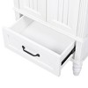 Vynxaria Modern White Bathroom Sink Vanity Combo 20-Inch Undermount Cabinet with Drawer - 4 of 4