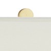 Possini Euro Design Modern Table Lamp 28 3/4" Tall Gold Sculptural Frame White Drum Shade for Living Room Bedroom House Nightstand - 3 of 4