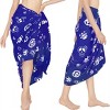 LA LEELA Women's Beachwear Sarong Coverups Wrap Bathing suit Pirates Skirt Cover Up Beach Wraps for Women - 3 of 4