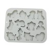 Unique Bargains Candy Making Moulds 12-Cavity Candy Mould Hand Wash 7.83"x6.57"x0.75" 1 Pc - 3 of 4