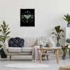 Stupell Industries Luna Moth with Florals Black Framed Floater Canvas Wall Art - 2 of 4