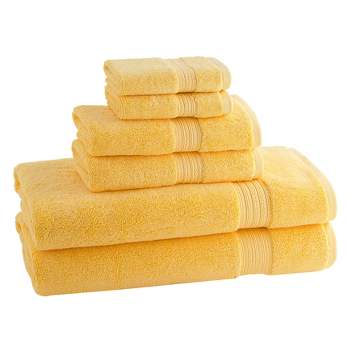 6pc Signature Solid Bath Towel Set - Cassadecor