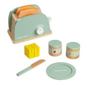 Teamson Kids Little Chef Frankfurt Toaster Play Kitchen Accessories, Green - 1 of 4
