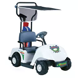 Kid Motorz 6V Jr Pro Golf Cart Powered Ride-On - White