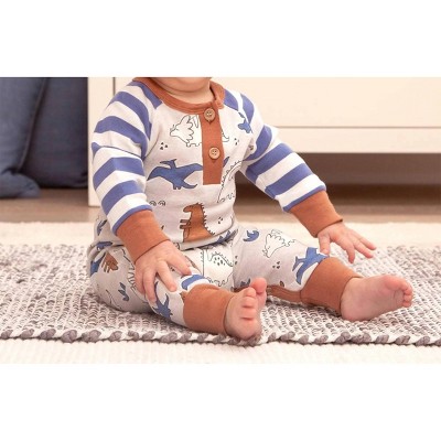 Boy's Baby Boy Dinosaurs Long Sleeve Romper - Tesa Babe