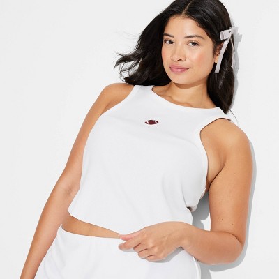 Women's Game Day Slim Fit Tiny Tank Top - Wild Fable™