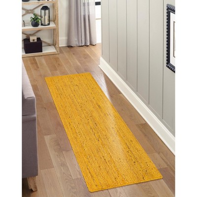 Unique Loom Braided Jute Dhaka Solid Indoor Braided Area Rug