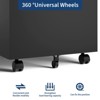 3-Drawer Mobile File Cabinet with Lock Keys | Under Desk Lateral Storage Fits Legal Letter A4 | Adjustable Shelf, Easy Assembly Office Home Workspace - 3 of 4