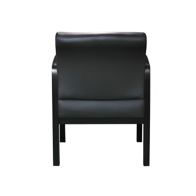 Black LeatherPlus Office Guest Reception Chair