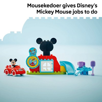 LEGO DUPLO Disney Mickey Mouse Clubhouse & Red Car Building Kit
