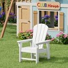 WestinTrends Malibu Kids Outdoor HDPE Adirondack Plastic Patio Chair - 2 of 4