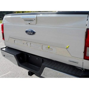 QAA is Compatible with 2018-2020 Ford F-150 2 Piece Stainless Tailgate Accent Trim, 4" Width TP58308 - 1 of 4