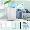 Portable Air Conditioners, 14000 BTU Air Conditioner for 750 Sq. Ft, Dehumidifying & Fan, Quiet Operation and Easy Mobility, Remote Control - 3 of 4