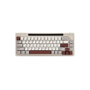 Evo Bytes Retro Grey Wireless Mechanical Keyboard - 1 of 4