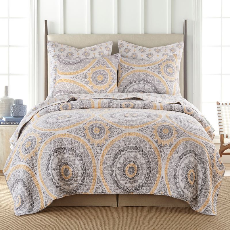 Luiza Multicolored Quilt Set - Levtex Home, 1 of 5