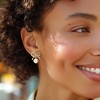 Ross-Simons 9-9.5mm Cultured Pearl and .50 ct. t.w. White Topaz Bow Drop Earrings in 18kt Gold Over Sterling - 2 of 4