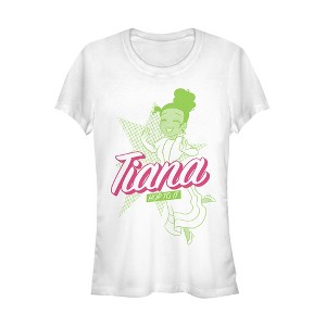 Juniors Womens The Princess and the Frog Pop Art T-Shirt - 1 of 3