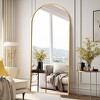 Beautyolove 34"L x 76"W Arched full length mirror - 2 of 4