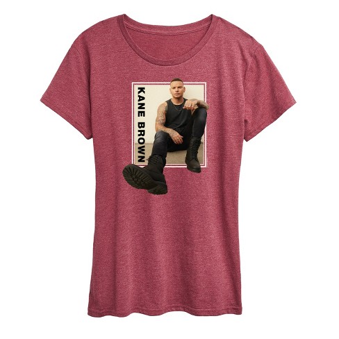 Women's - Kane Brown - Country Music Artist Portrait Short Sleeve Graphic T-Shirt - image 1 of 4