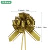 Unique Bargains Plastic Durable Glossy Waterproof Ribbon Large Pull Bow 10 Pcs - 3 of 4
