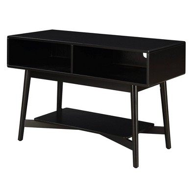 Savannah Mid-Century Modern TV Stand for TVs up to 46" Black - Breighton Home