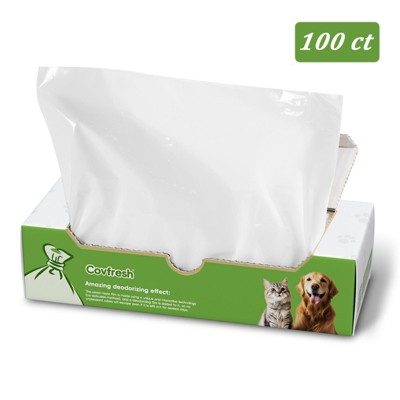 Covfresh Odor Disposal Pet Waste Bags -SS-220 Count, Durable & Unscented, For Dog Walk and Cats Litter