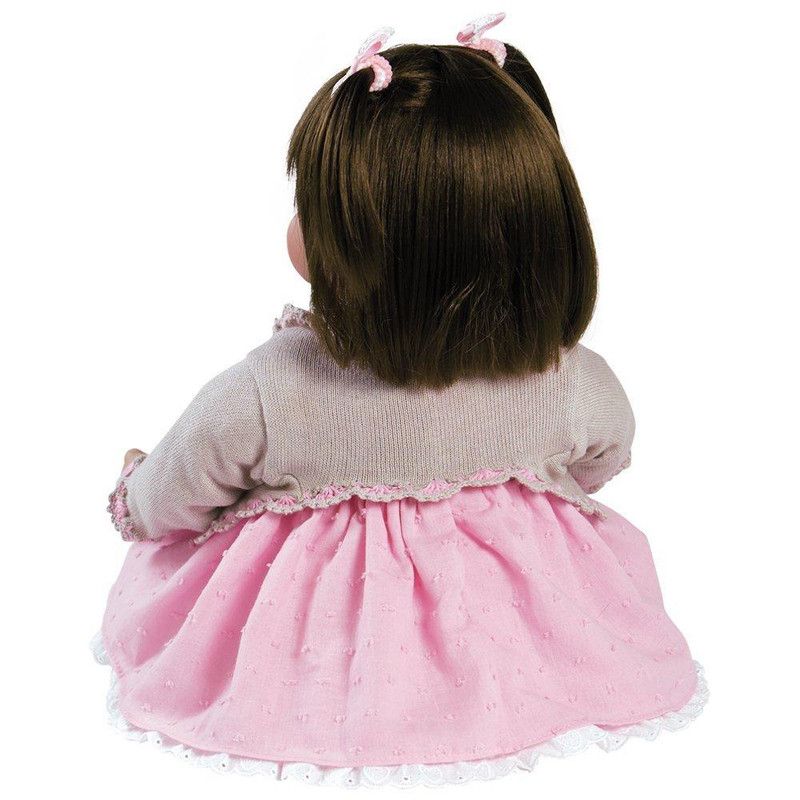 Adora Realistic Baby Doll Sweet Cheeks Toddler Doll - 20 inch, Soft CuddleMe Vinyl, Brown Hair, Blue Eyes, 4 of 9