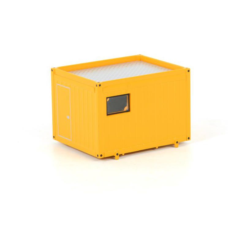 Ballast Trailer 10Ft Container Yellow "WSI Premium Line" 1/50 Diecast Model by WSI Models, 2 of 4