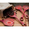 Island Bamboo 8-Inch Pakkawood Scoop, Red - 2 of 2