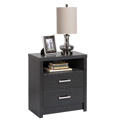 Sonoma 2-drawer Nightstand Black - Prepac : Target