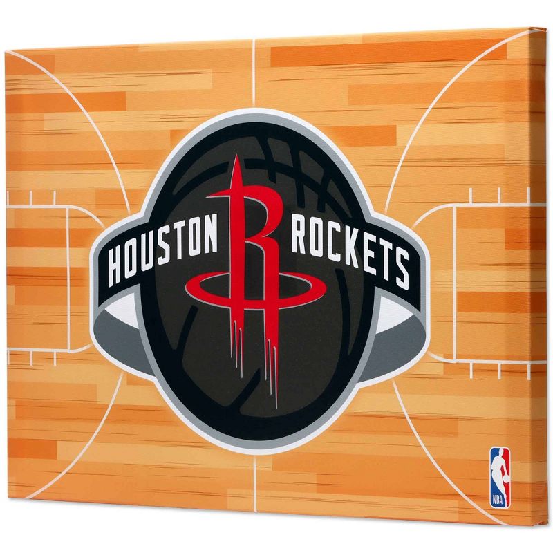 NBA Houston Rockets Court Canvas Wall Sign, 2 of 5